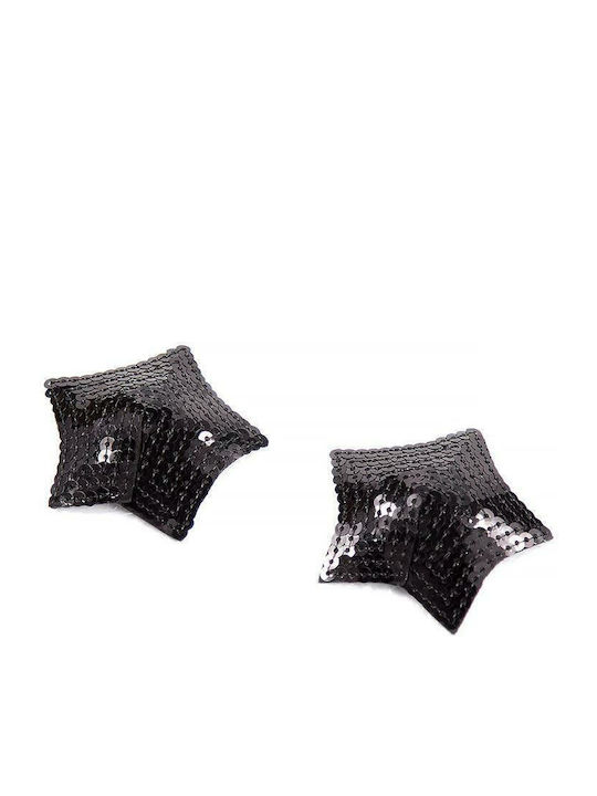 Fetish Addict Naughty Toys Sparkling Star Nipple Covers Capace de sfârcuri Black