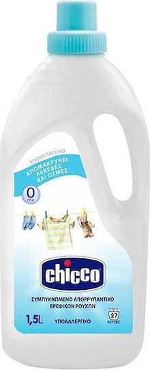 Chicco Sensitive Βρεφικό Συμπυκνωμένο Υγρό Απορρυπαντικό για Ευαίσθητα Ρούχα 1.5lt (27 Μεζούρες)