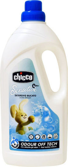 Chicco Sensitive Βρεφικό Συμπυκνωμένο Υγρό Απορρυπαντικό για Ευαίσθητα Ρούχα 1.5lt (27 Μεζούρες)