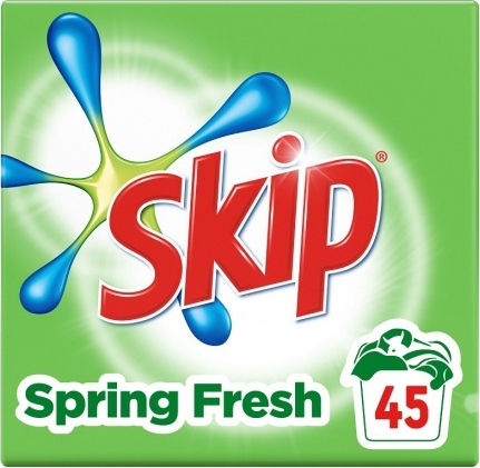 Skip Spring Fresh Απορρυπαντικό Ρούχων σε Σκόνη 2.9kg (45 Μεζούρες)