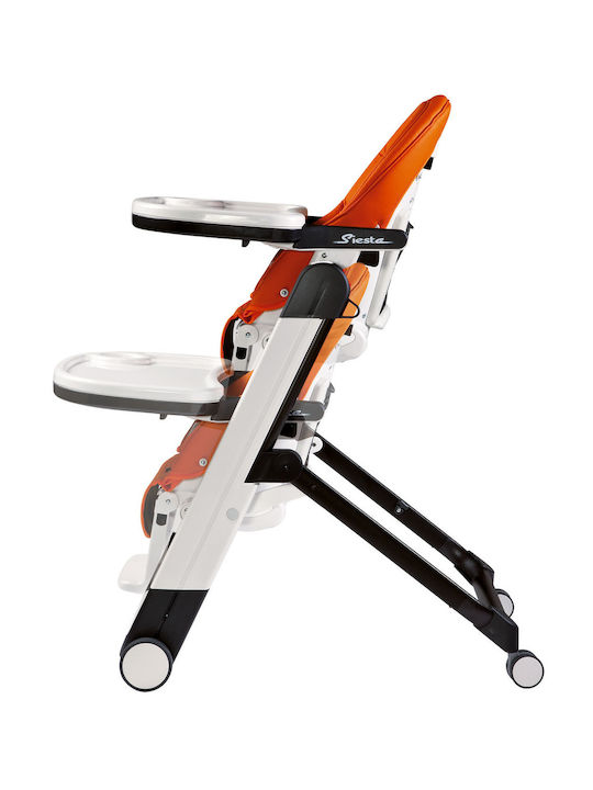 Peg Perego Siesta Αναδιπλούμενο Καρεκλάκι Φαγητού με Ρυθμιζόμενο Ύψος Lucent