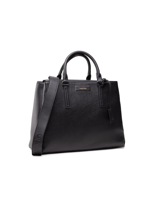 Calvin Klein Damen Tasche Tote Hand Schwarz