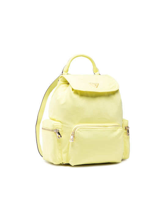 Guess Eco Gemma Women's Fabric Backpack Yellow