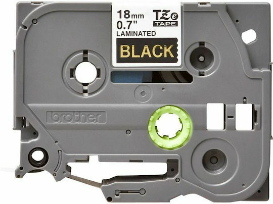 Brother TZe-344 Label Maker Tape 8m x 18mm in Black Colour Compatible with Brother TZe/TZ