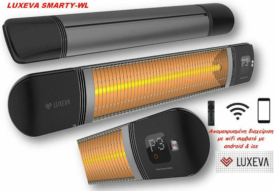 Luxeva SMART-WL BL 2500W με WIFI Ηλεκτρικό Κάτοπτρο Υπερύθρων Χαλαζία με Ισχύ 2.5kW