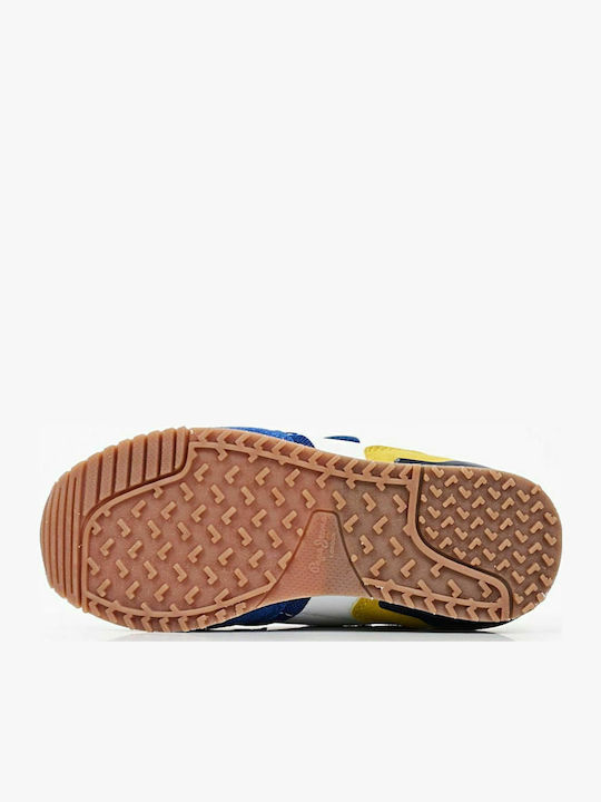 London One Παιδικά Sneakers με Σκρατς Μπλε