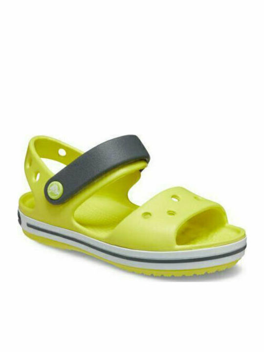 Crocband Children's Anatomical Beach Shoes Yellow