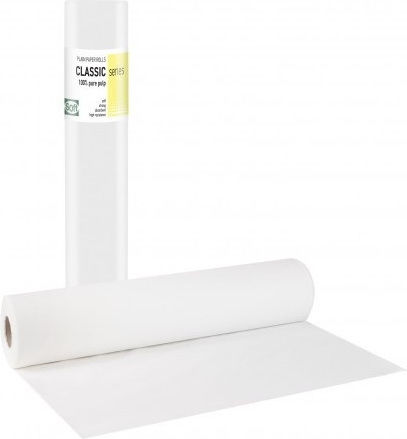 Bournas Medicals Εξεταστικό Ρολό Χάρτινο Regular Standard 50εκ. x 80μ. Λευκό