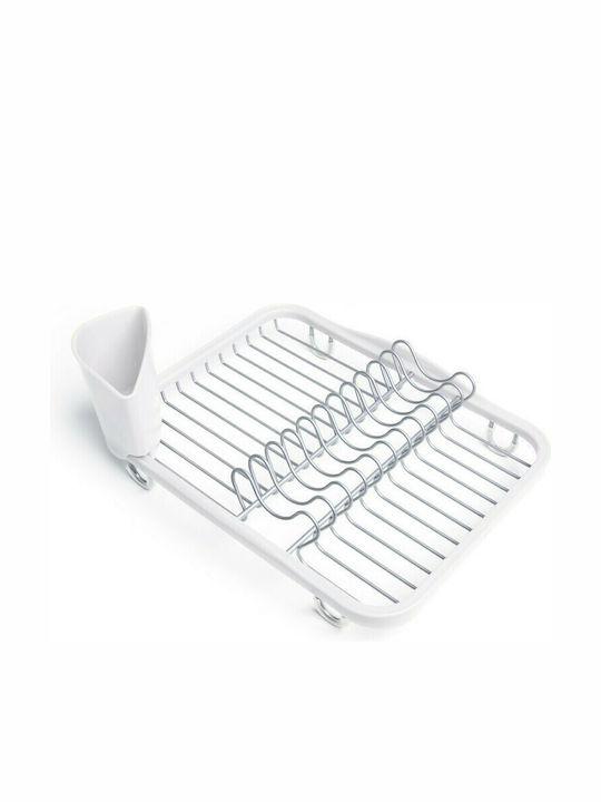 Umbra Sinkin Sink Strainer Metallic White 35.6x27.9x13.3cm