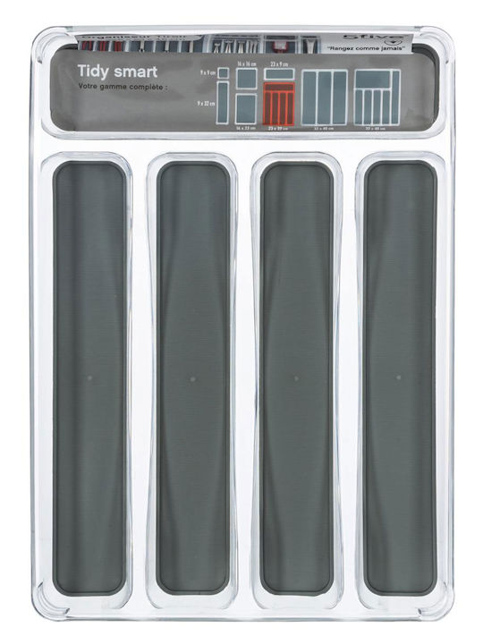 Click Drawer Dividers Plastic in Gray Colour 23x32x5cm