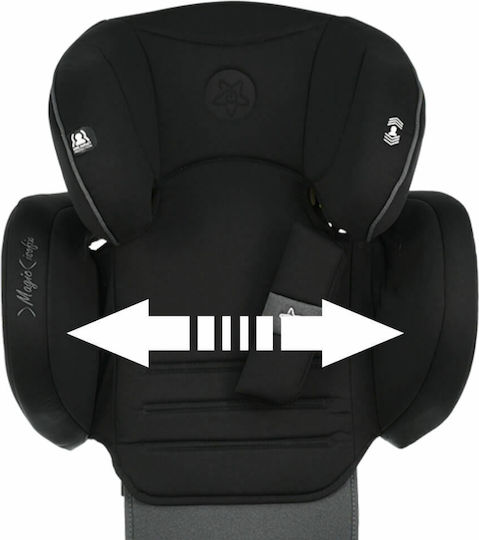 Bebe Stars Magic Baby Car Seat with Isofix Grey Black 15-36 kg