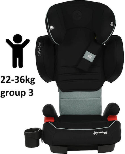 Bebe Stars Magic Baby Car Seat with Isofix Mint Black 15-36 kg