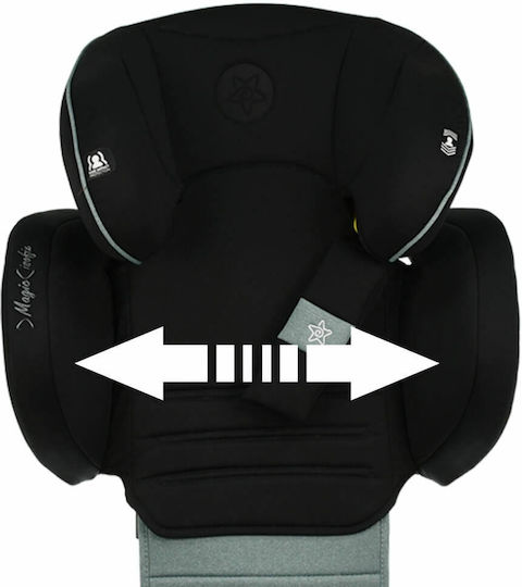 Bebe Stars Magic Baby Car Seat with Isofix Mint Black 15-36 kg