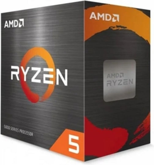 AMD Ryzen 5 5600X 3.7GHz Επεξεργαστής 6 Πυρήνων για Socket AM4 σε Κουτί με Ψύκτρα