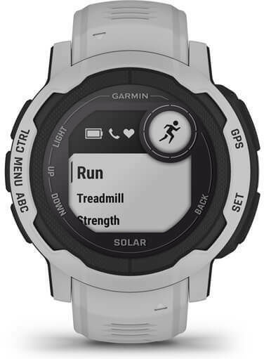 Garmin Instinct 2 Solar 45mm Αδιάβροχο Smartwatch με Παλμογράφο (Mist Gray)