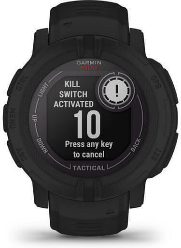 Garmin Instinct 2 Solar Tactical Edition 45mm Αδιάβροχο Smartwatch με Παλμογράφο (Black)