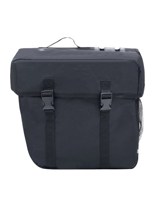 vidaXL 93251 Gepäckträgertasche Doppelter Schwarz