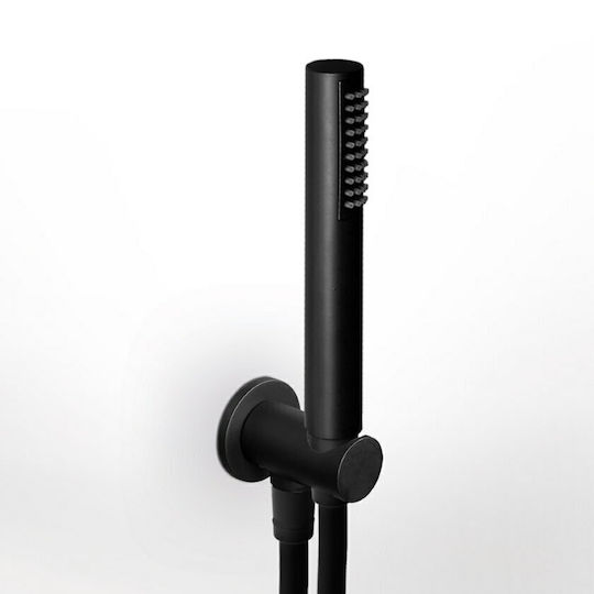 Eurorama Skinny Cap De Duș Negru Mat