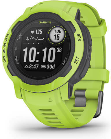 Garmin Instinct 2 45mm Waterproof Smartwatch with Heart Rate Monitor (Electric Lime)