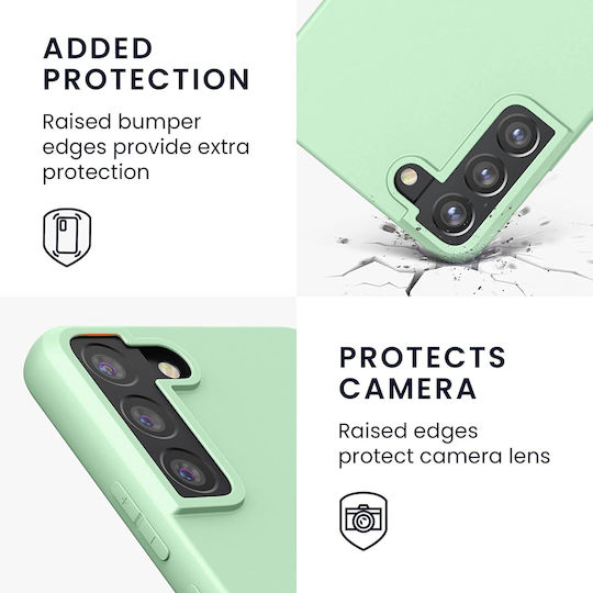 KWmobile Soft Flexible Back Cover Σιλικόνης Mint Matte (Galaxy S22+ 5G)