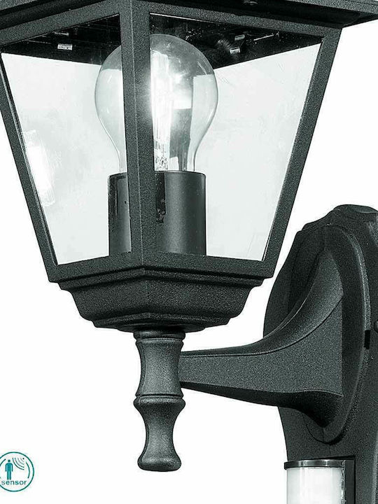 Fan Europe Wall-Mounted Outdoor Lantern E27 IP44 19.5x35x14.6εκ.