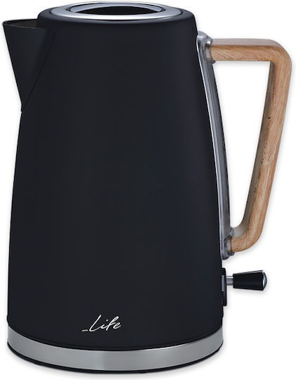 Life Ritz Βραστήρας 1.7lt 2200W Μαύρος
