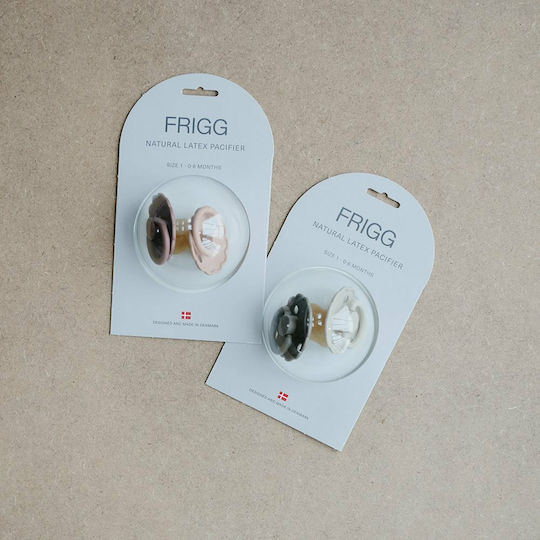 Frigg Daisy Pacifiers Rubber Rose Gold Willow for 0-6 months 2pcs