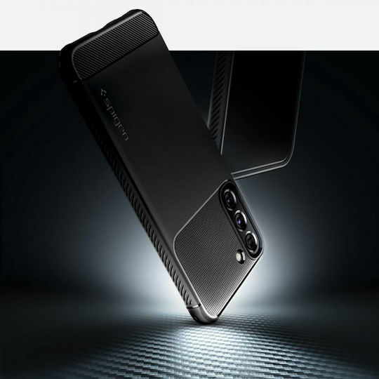 Spigen Rugged Armor Back Cover Σιλικόνης 2mm Μαύρο (Galaxy S22 5G)
