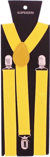 Carnival Suspenders Yellow 1pcs