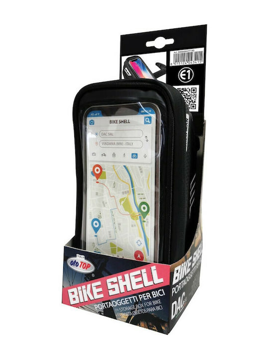 Ototop Shell E1 Τσαντάκι Τιμονιού Ποδηλάτου Μαύρο 6684OT190/OTO