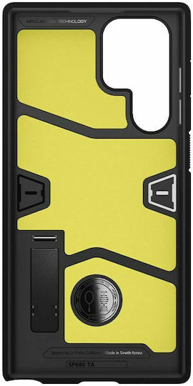 Spigen Tough Armor Back Cover Plastic 1.2mm Negru (Galaxy S22 Ultra 5G)