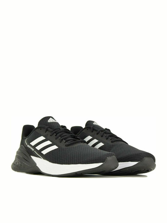 Adidas Response SR Black Ανδρικά Αθλητικά Παπούτσια Running Μαύρα
