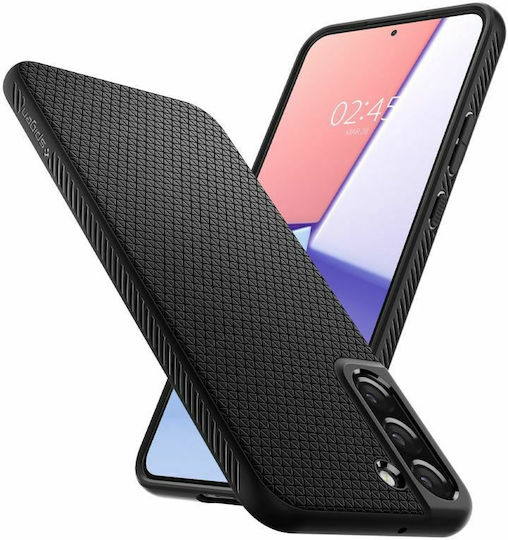 Spigen Liquid Air Back Cover Silicone Matte Black (Galaxy S22+)