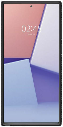 Spigen Liquid Air Umschlag Rückseite Silikon Matte Black (Galaxy S22 Ultra 5G)