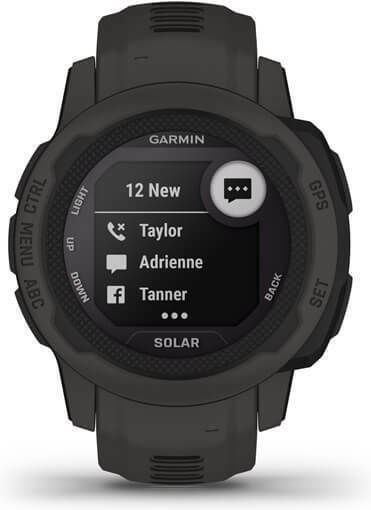 Garmin Instinct 2S Solar 40мм Водоустойчив Смартчасовник с Пулсомер (Графит)