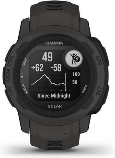 Garmin Instinct 2S Solar 40мм Водоустойчив Смартчасовник с Пулсомер (Графит)