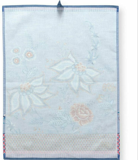 PiP Studio Flower Festival Хавлиени кърпи от 100% Памук в Син Цвят 50x70см