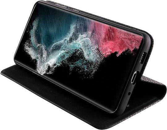 Idol 1991 Elite Anti-RFID Book Δερματίνης Μαύρο (Galaxy S22 Ultra 5G)