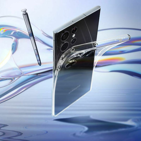 Spigen Liquid Crystal Back Cover Silicone Crystal Clear (Galaxy S22 Ultra)