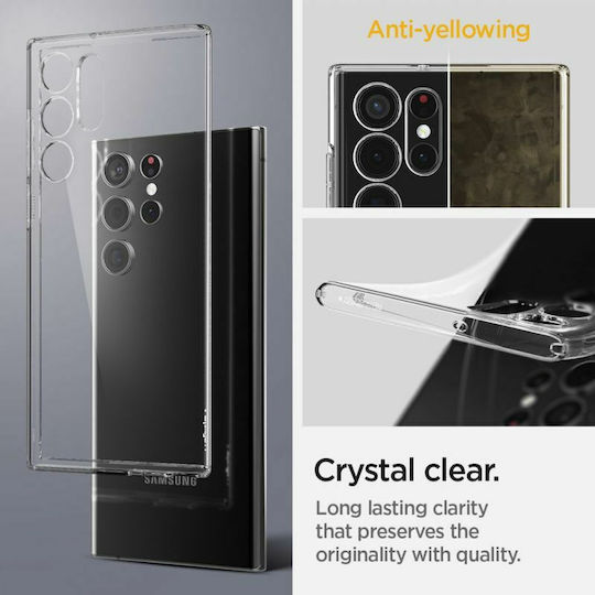 Spigen Liquid Crystal Back Cover Silicone Crystal Clear (Galaxy S22 Ultra)