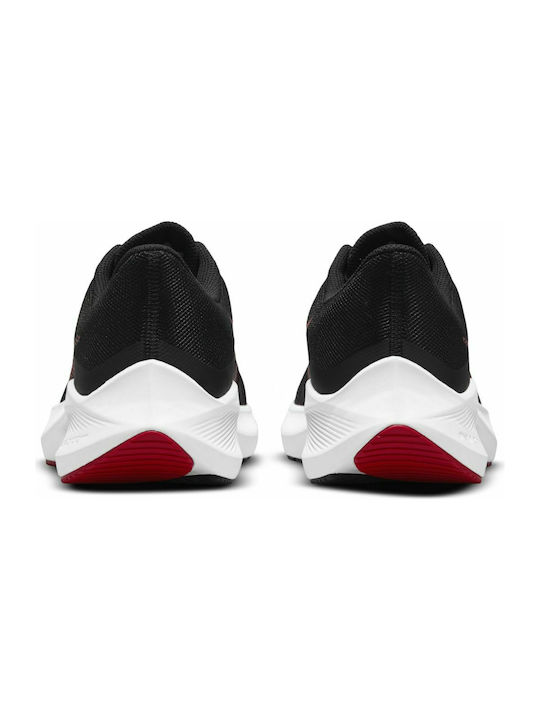 Winflo 8 Sport Shoes Running Black / University Red / Light Smoke Grey / White