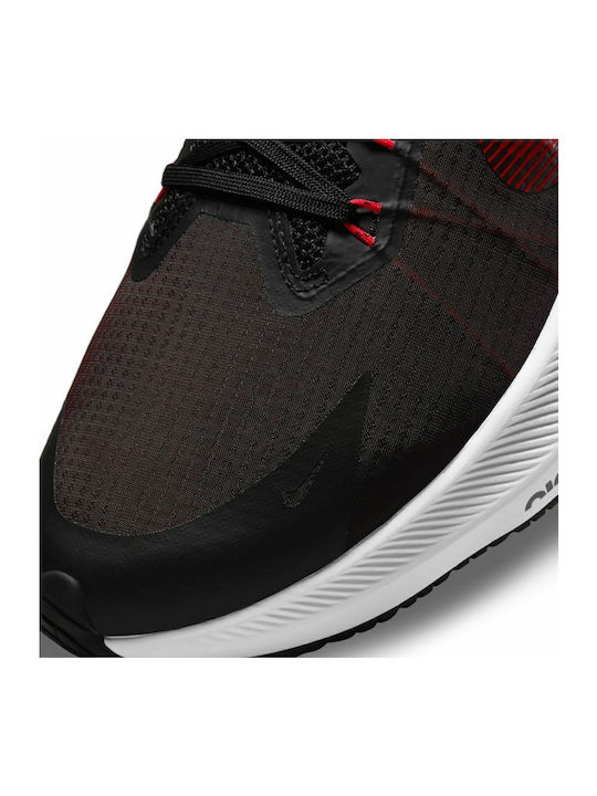 Winflo 8 Sport Shoes Running Black / University Red / Light Smoke Grey / White