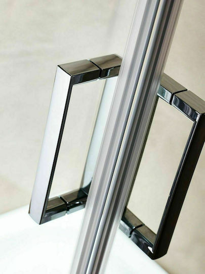 Tema Καμπίνα Ντουζιέρας με Συρόμενη Πόρτα 90x90x180cm Clear Glass