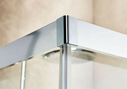 Tema Καμπίνα Ντουζιέρας με Συρόμενη Πόρτα 72x120x180cm Fabric