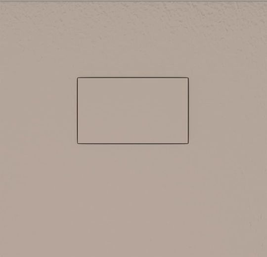 vidaXL Rectangular Acrylic Shower Brown 120x70x2.6cm