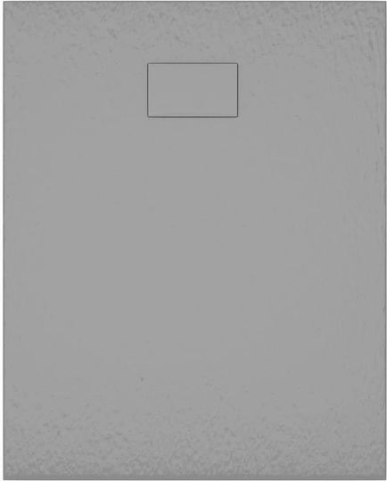 vidaXL Rectangulară Acrilic Duș 100x80cm Gri