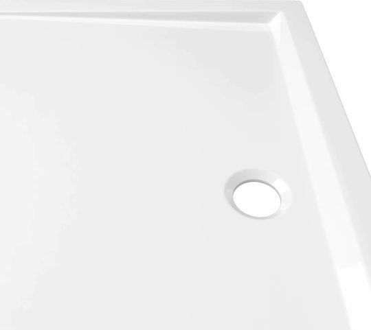 vidaXL Rectangulară Acrilic Duș 70x100cm White