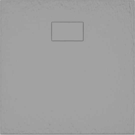 vidaXL Quadratisch Acryl Dusche x80cm Gray