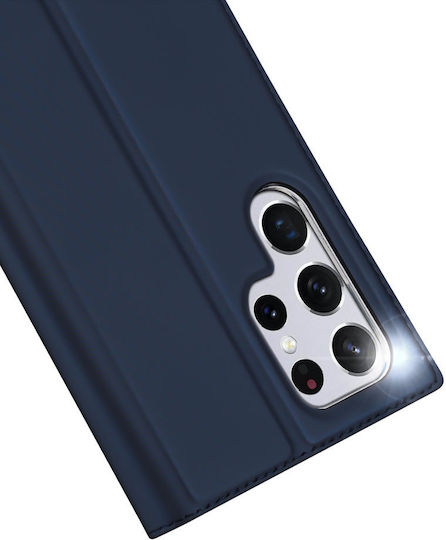 Dux Ducis Skin Pro Book Piele artificială Albastru (Galaxy S22 Ultra 5G)