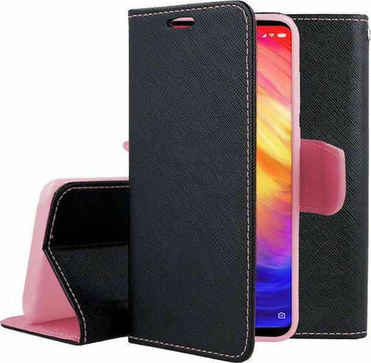 Brieftasche Synthetisches Leder Schwarz (Huawei P Smart 2019 / Ehre 10 Lite)
